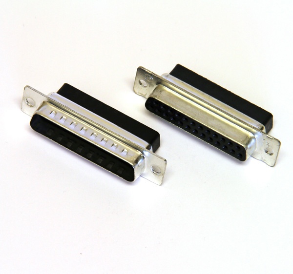 High Density D Connectors with Crimp Contacts