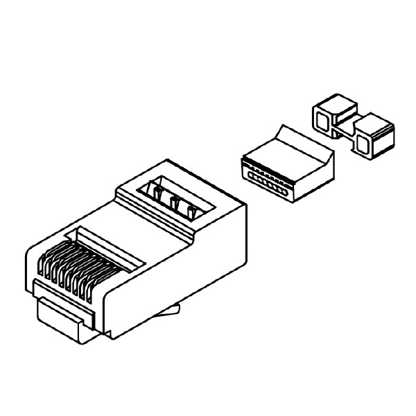 28 AWG Cat 6 Plugs for High Density Patching